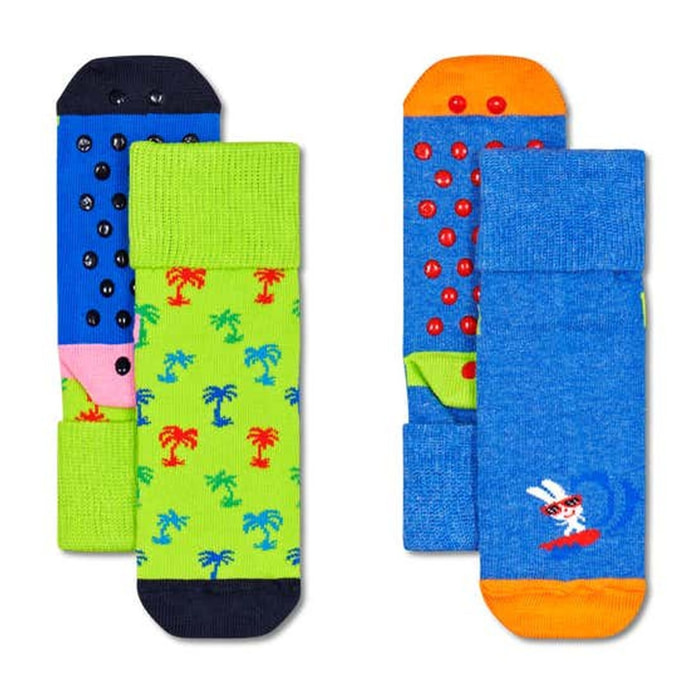 Calcetines 2-pack kids surfers paradise anti slip