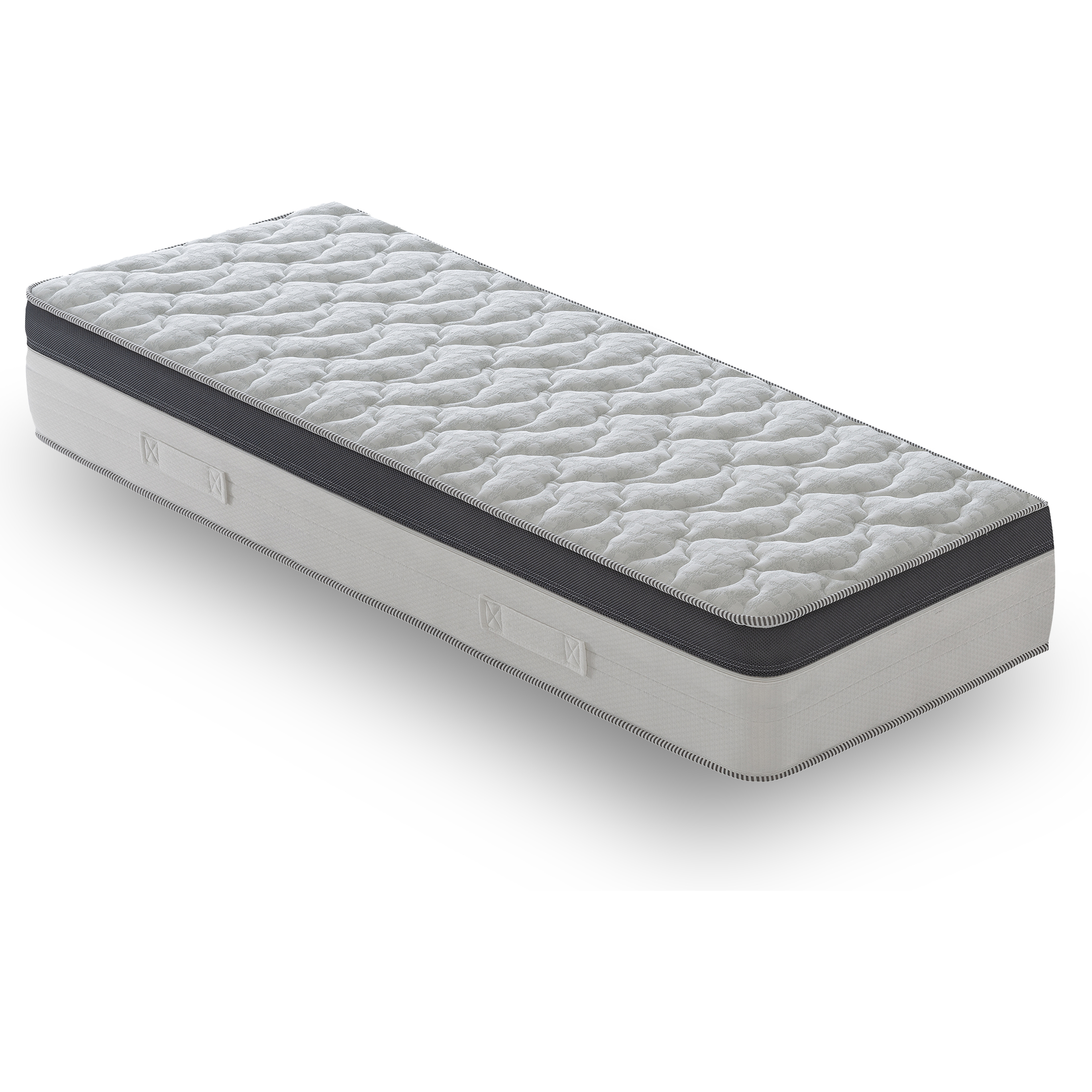 Materasso 90x200 800 molle insacchettate e Memory Foam - Alto 28 cm - 7 cm Memory Foam - 9 Zone di Comfort