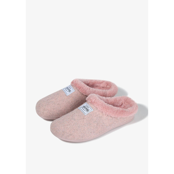 Zapatilla de Casa Mercredy Slipper Fur Rosa D.Franklin