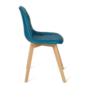 Chaises Rafaela - Bleu canard