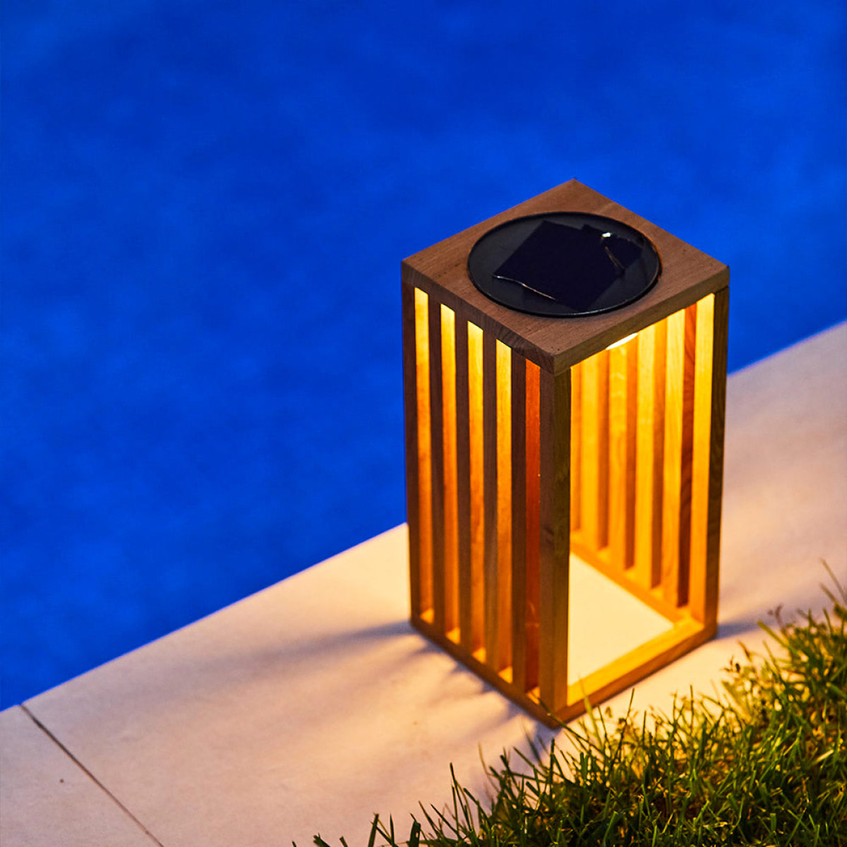 Lanterne solaire décorative CHENNAI H30cm