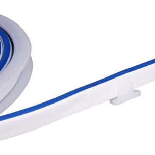 FORLIGHT Tira LED Flexi Slim 24W Azul, Regulable ON-OFF, Resistente al Agua IP65 para Exteriores