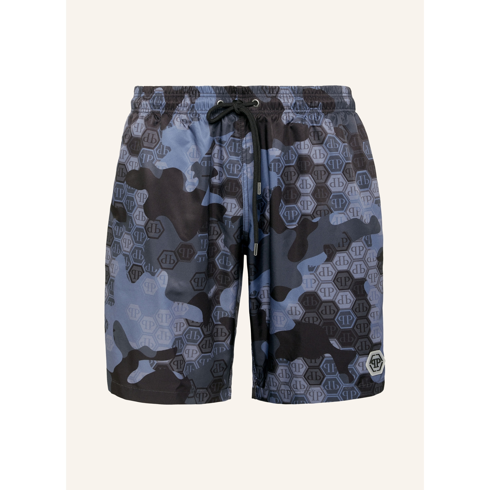 PHILIPP PLEIN Swim Trunks CAMOUFLAGE