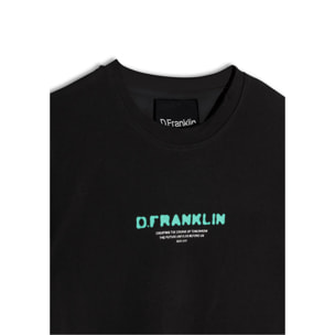 Camiseta Tomorrow Cropped Negra Mujer D.Franklin