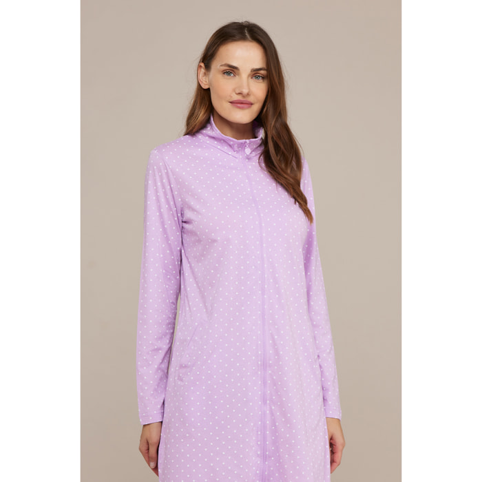 Vestaglia donna cotone kelly dots Noidinotte