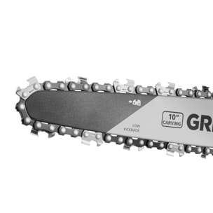 Motosierra motor de gasolina de 2 tiempos de 25 cc, 1,4 CV  - Greencut GS250X-CARVING