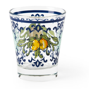 Set 6 Bicchierini Caffè Excelsa – Amalfi, Vetro Multicolore