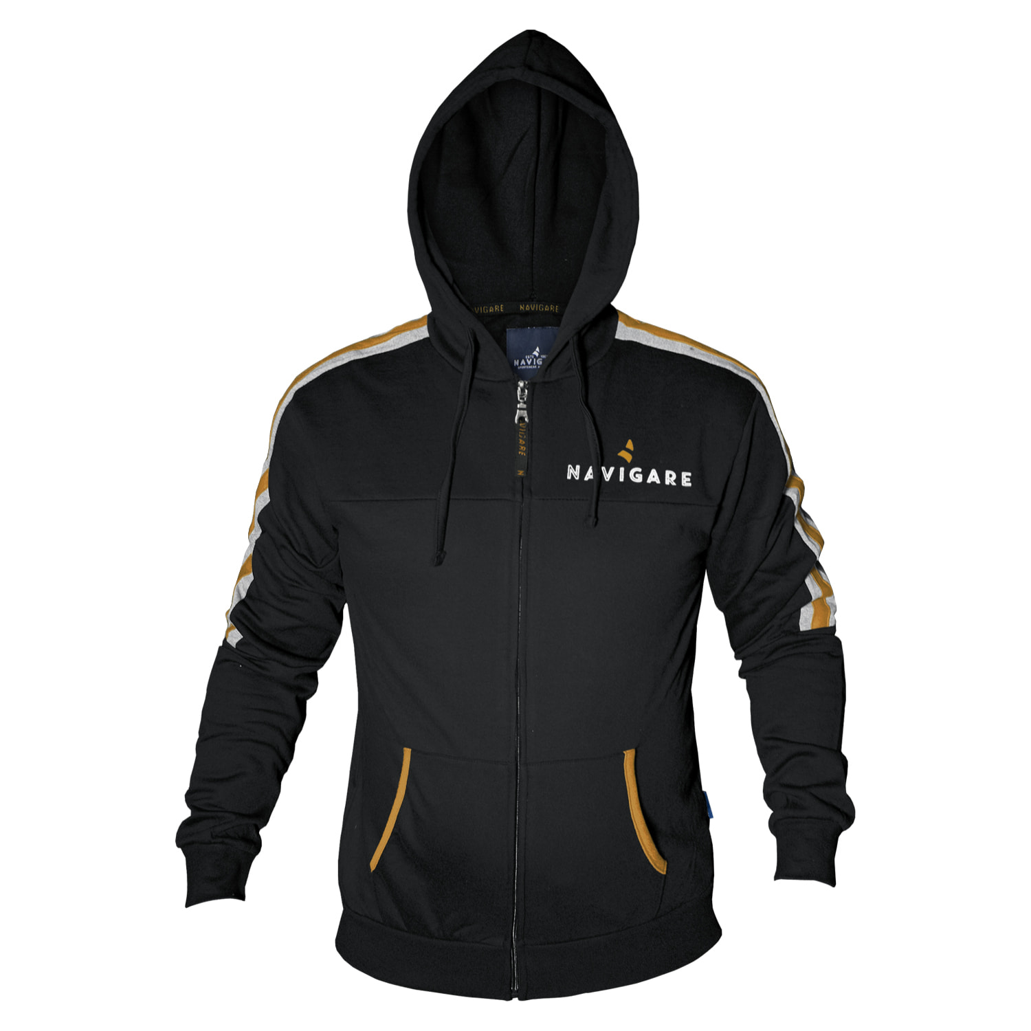 Tuta Uomo NAVIGARE Cotone Felpato Zip e Cappuccio