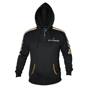 Tuta Uomo NAVIGARE Cotone Felpato Zip e Cappuccio