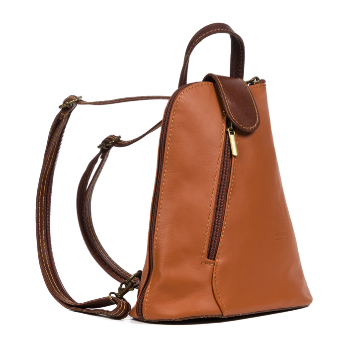 Carlotta Bolso mochila Mujer.Piel auténtica Sauvage