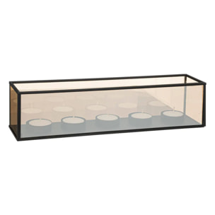 Coffret photophore Infini avec 5 bougies chauffe plat