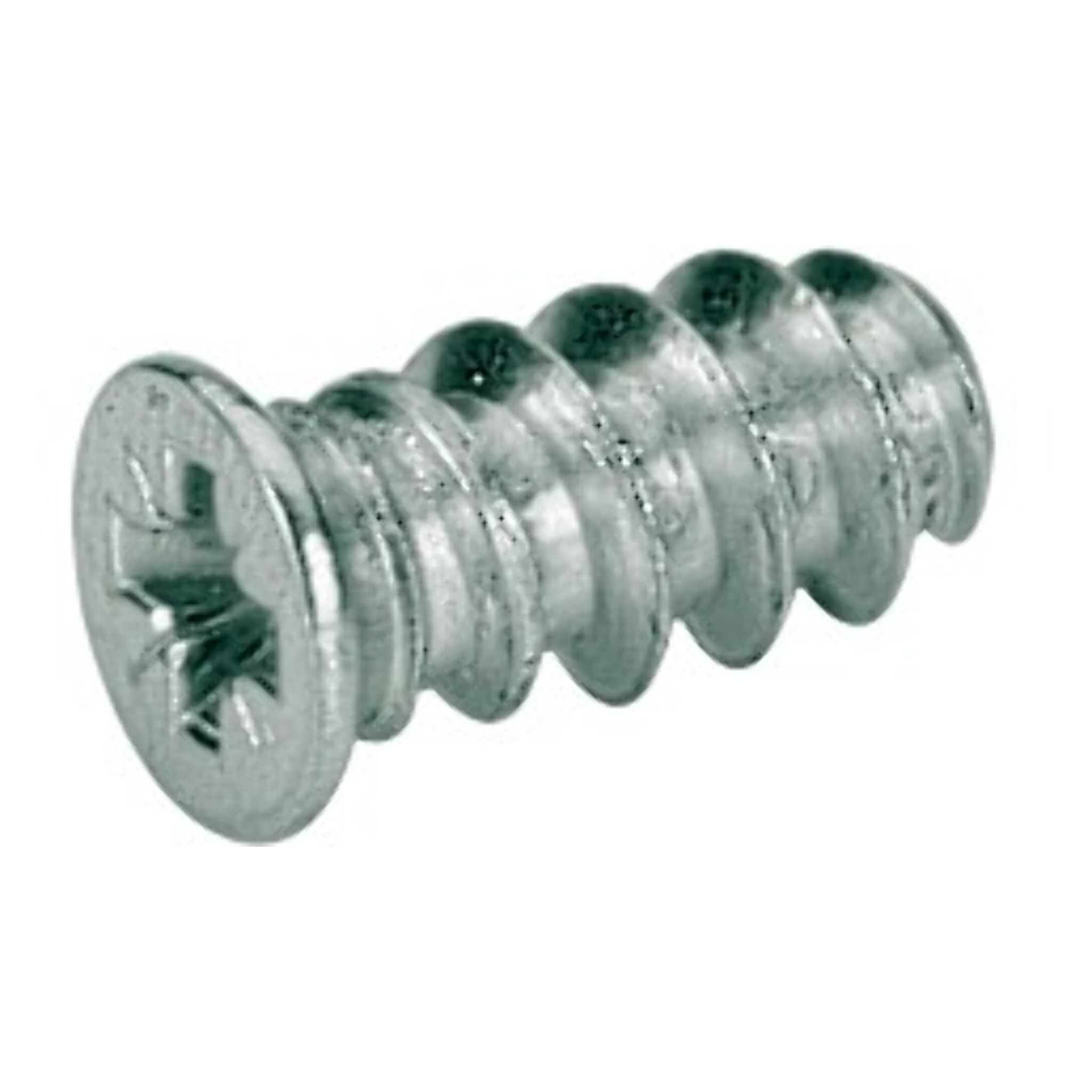 Vis euro de fixation Ø 6.3x15 mm HETTICH - Tête fraisée plate - Empreinte PZ - Acier galvanisé - 73889