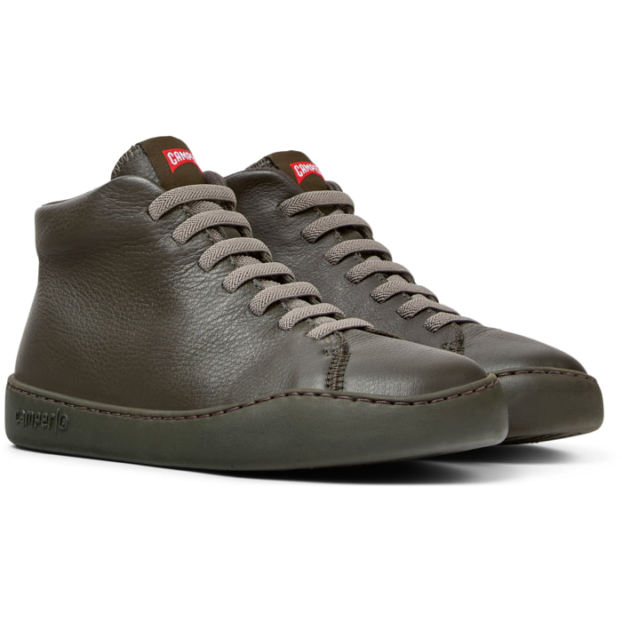 Zapatillas - CAMPER Peu Touring - Verde - Cuero liso