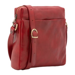 Borsa a tracolla  da uomo In Vera pelle Made in Italy 26x25x6 cm