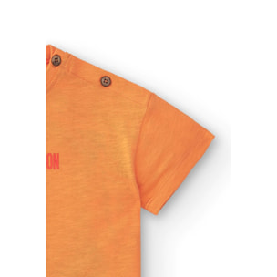 Camiseta de bebé naranja