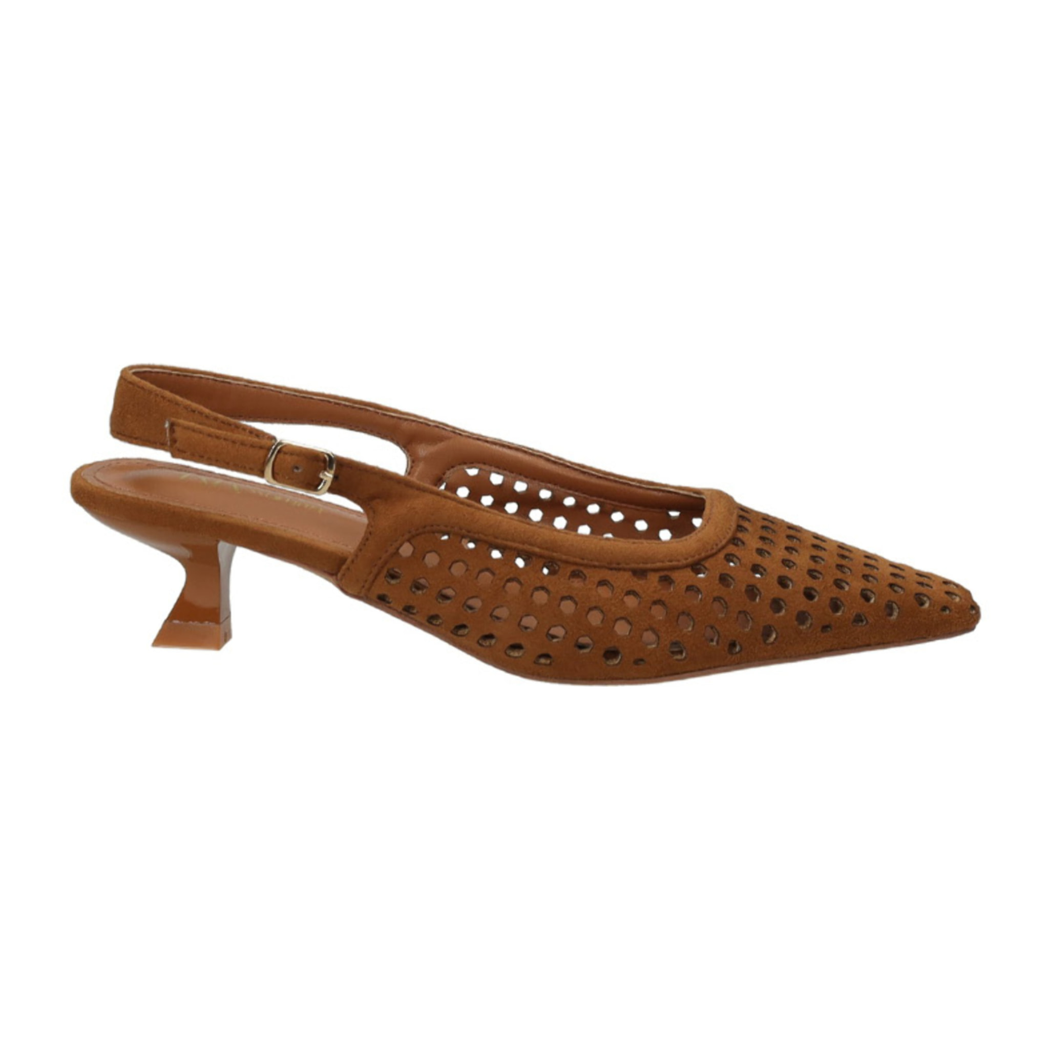 Décolleté sling back Donna Tata Italia Marrone