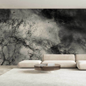 Papier peint panoramique Minéral noir  Intissé