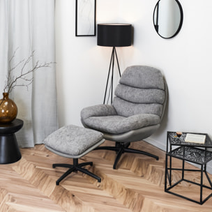 Fauteuil William Gris