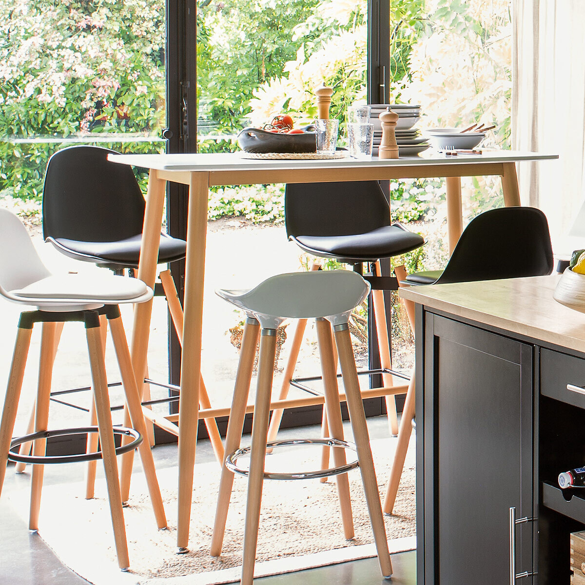 Tabouret de bar "Maxon" blanc