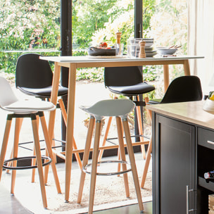 Tabouret de bar "Maxon" blanc