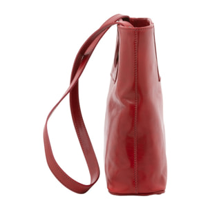 Borsa a tracolla da donna - Modello False - Vera pelle - 28.0 x 33.0 x 10.0 cm