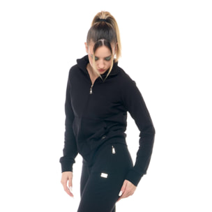 Tuta da donna con colletto e zip non Felpeta Leone Be Glam