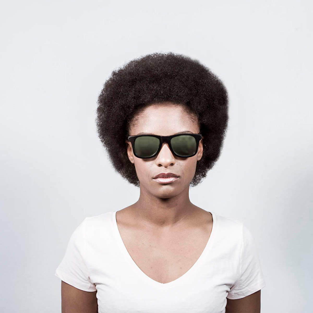Gafas de sol OCEAN KENEDY - Bambú negro / Polarizada ahumada