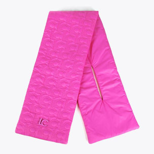 Monogramma in nylon con colletto imbottito