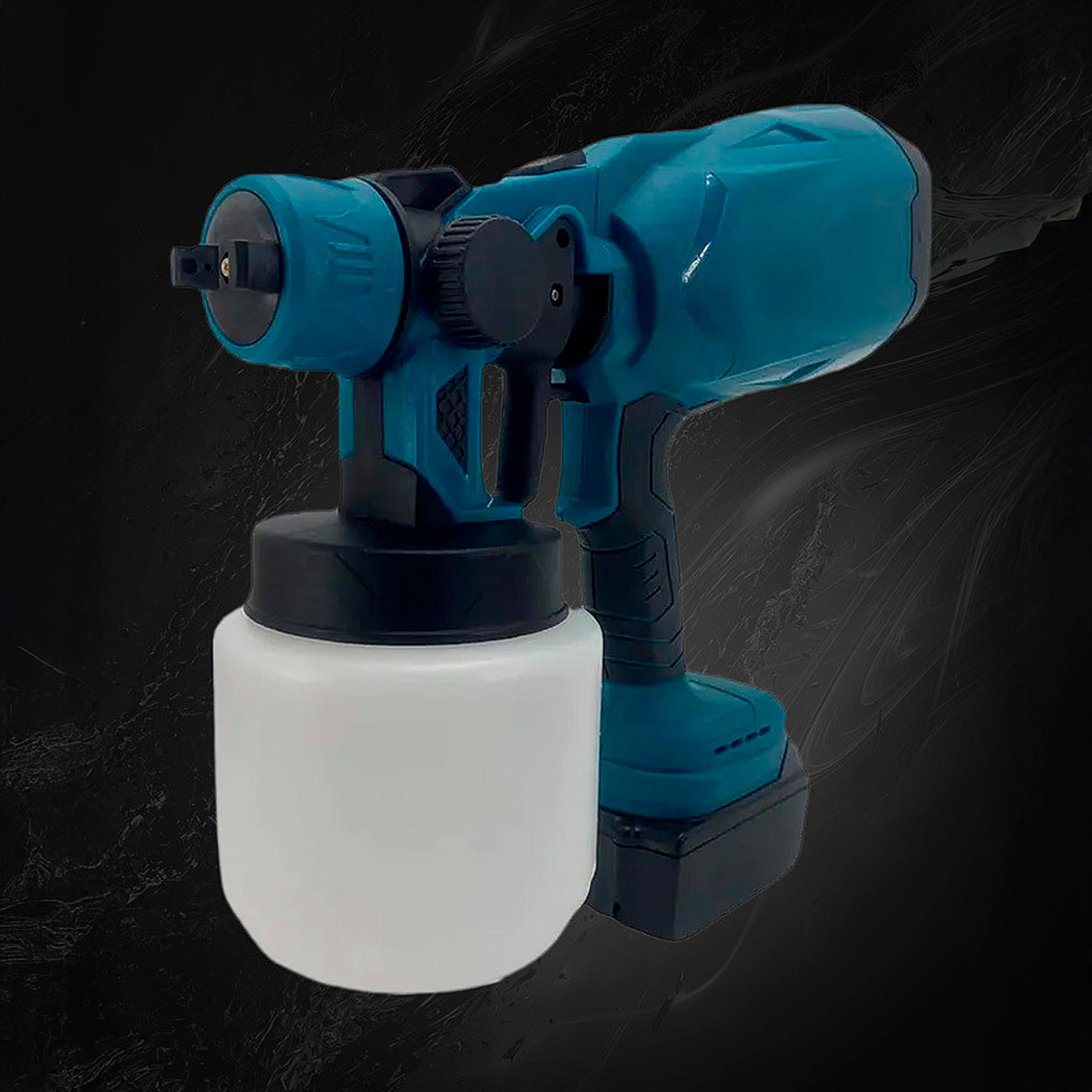 Spruzzatore di vernice con capacità di 800ml e potenza di 200W.