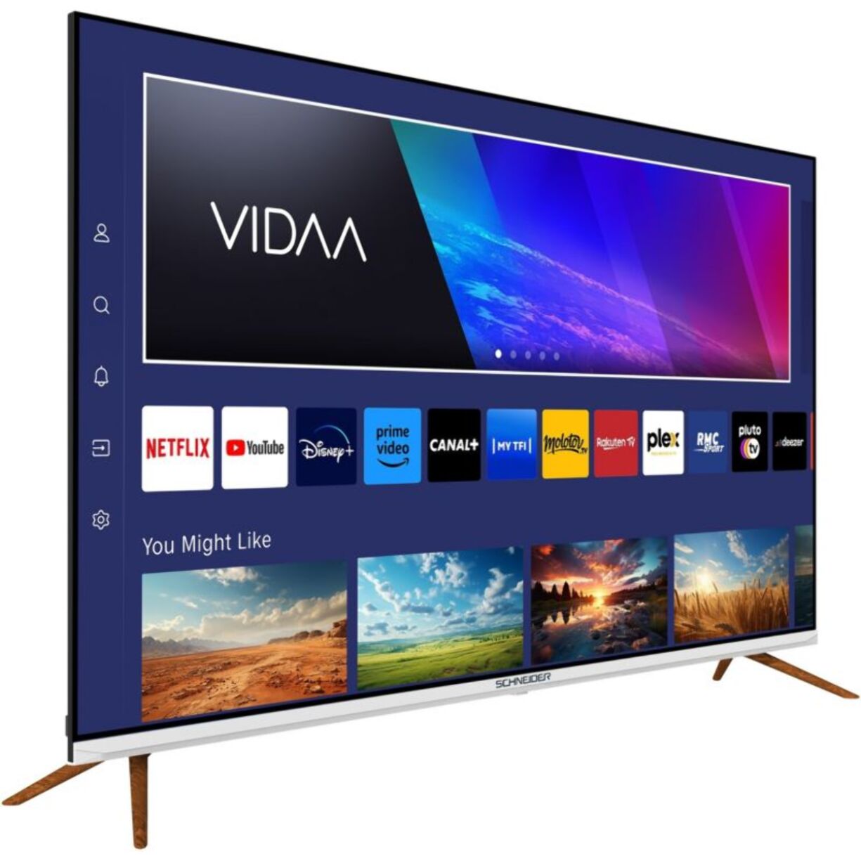 TV QLED SCHNEIDER QLED 55F1-55 pouces (139cm)