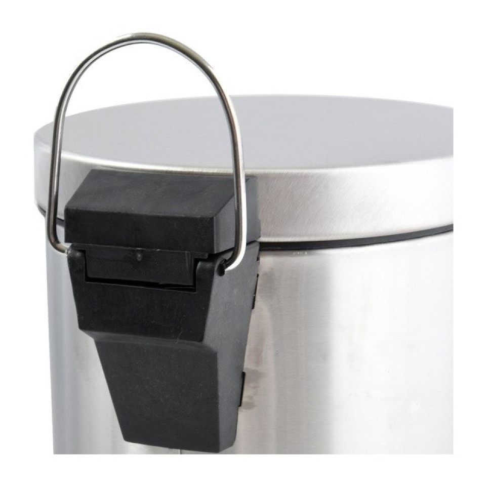 Poubelle à pédale Inox 3L Inox Satiné MSV