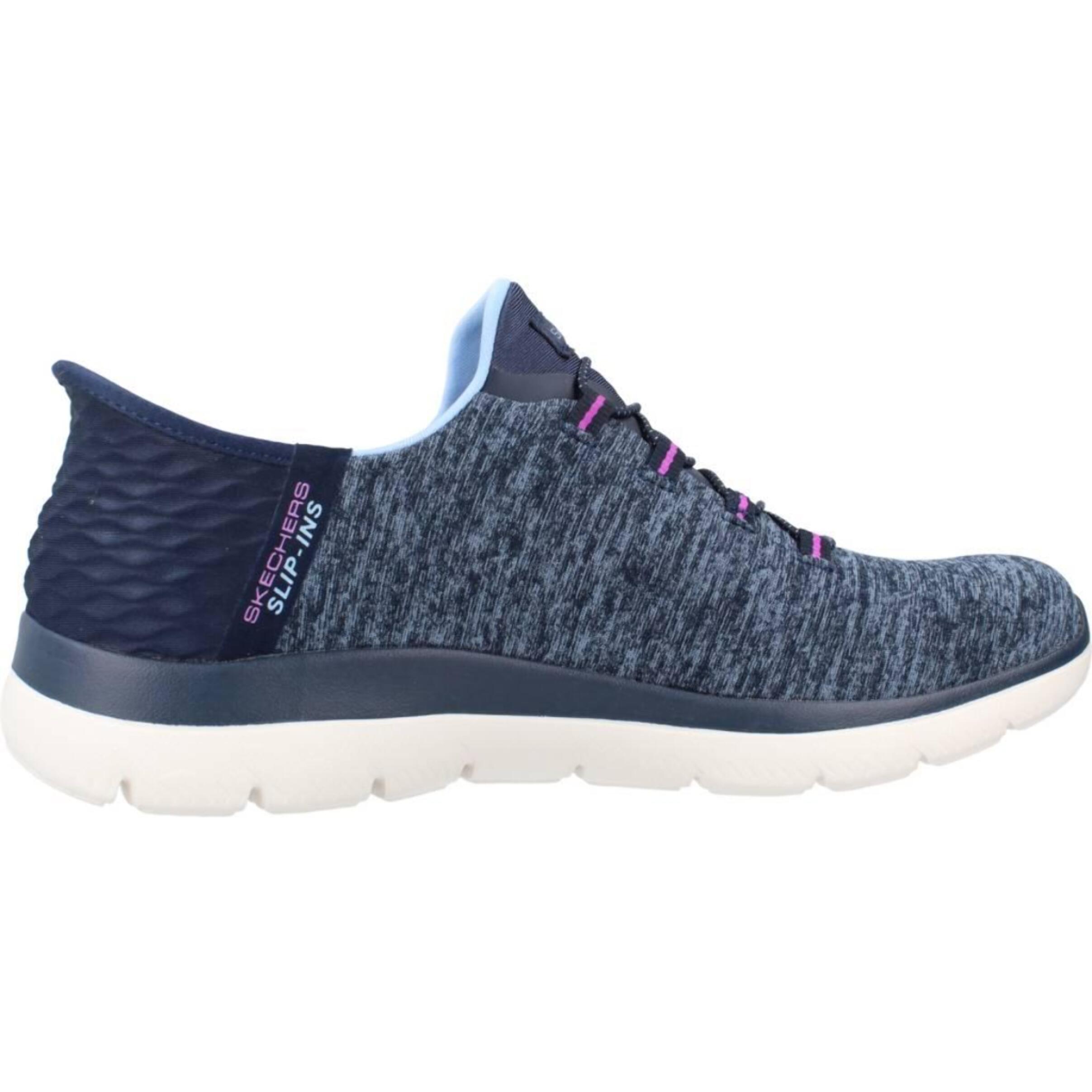 Sneakers De  Mujer Slip-ins: Summits- Dazzling Haze Azul