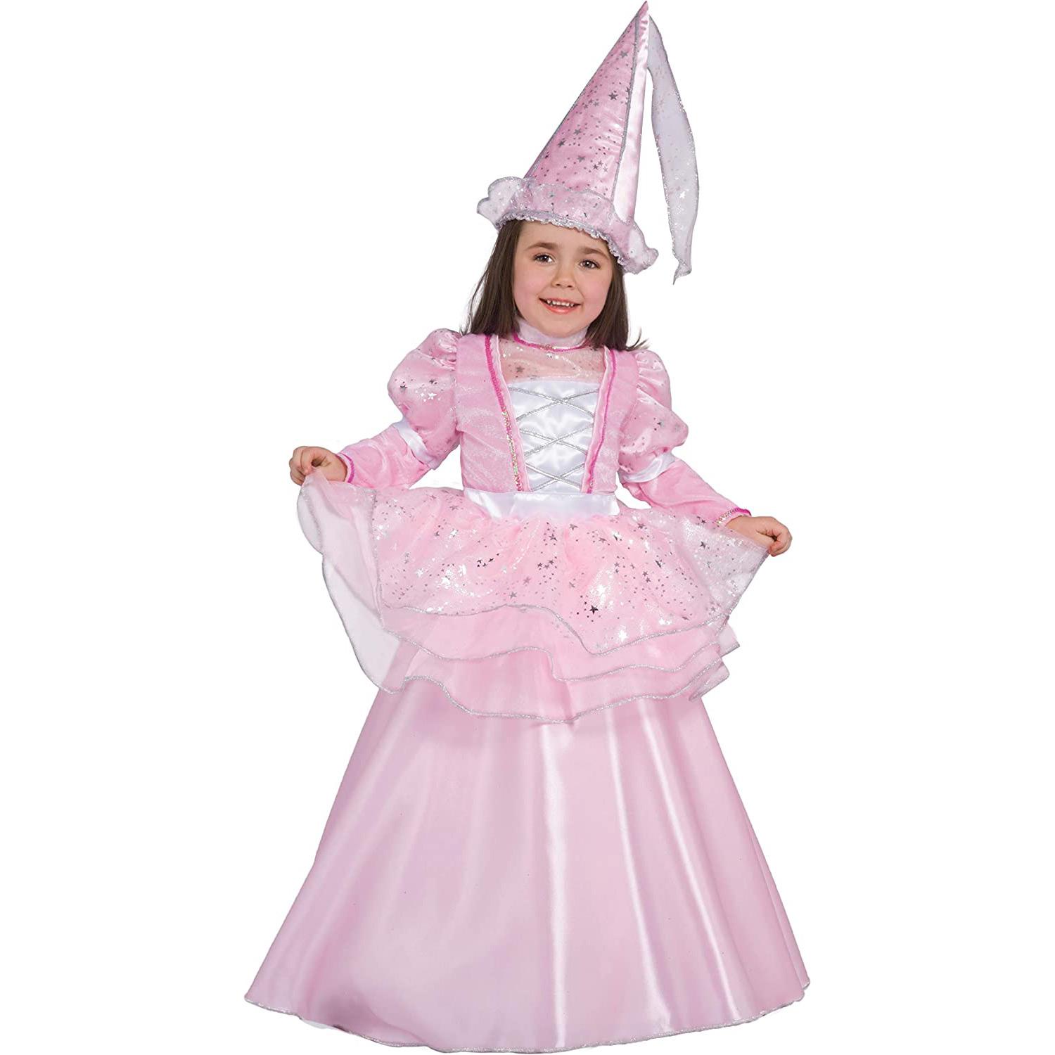 Costume Carnevale Travestimento 2 In 1 Fatina Rosa Bambina Originale