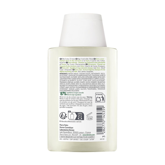 Lait d'Avoine - Shampoing Extra-Doux