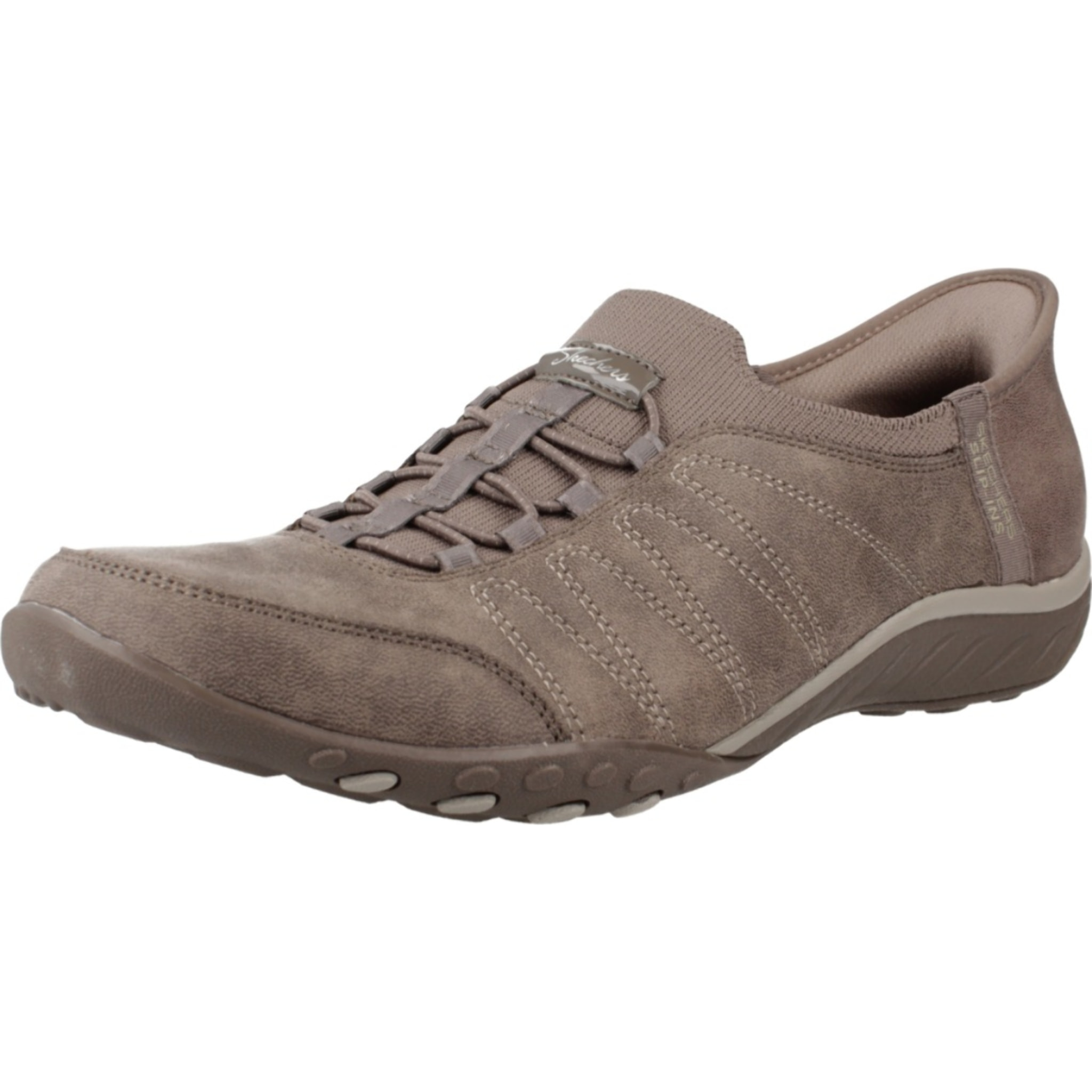 Sneakers de  Mujer de la marca SKECHERS  modelo BREATHE-EASY - HOME SLIP-INS Beige