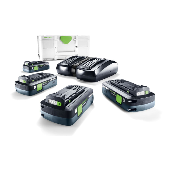Set énergie SYS 18V 4x4.0/TCL 6 Duo FESTOOL - 577104