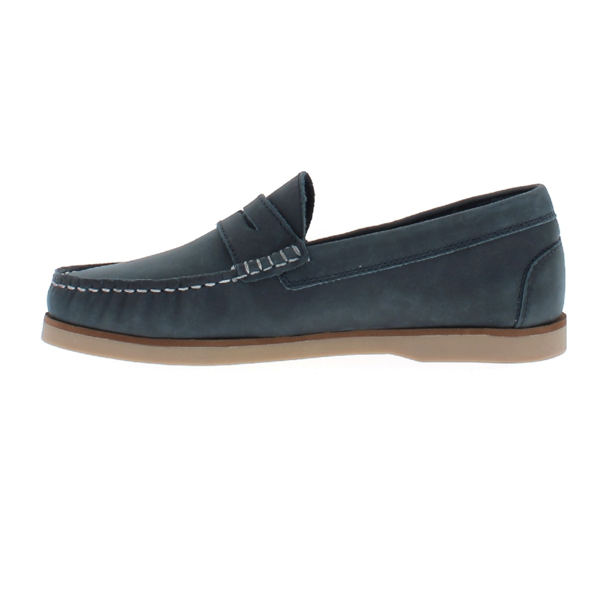Armata di Mare Scarpe Uomo Mocassini Penny Loafer in Vera Pelle Comfort AMU SS23F389 Navy