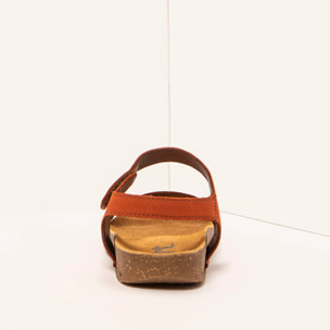 Sandalias 1119 NOBUCK DARK ORANGE/ I BREATHE color Dark orange