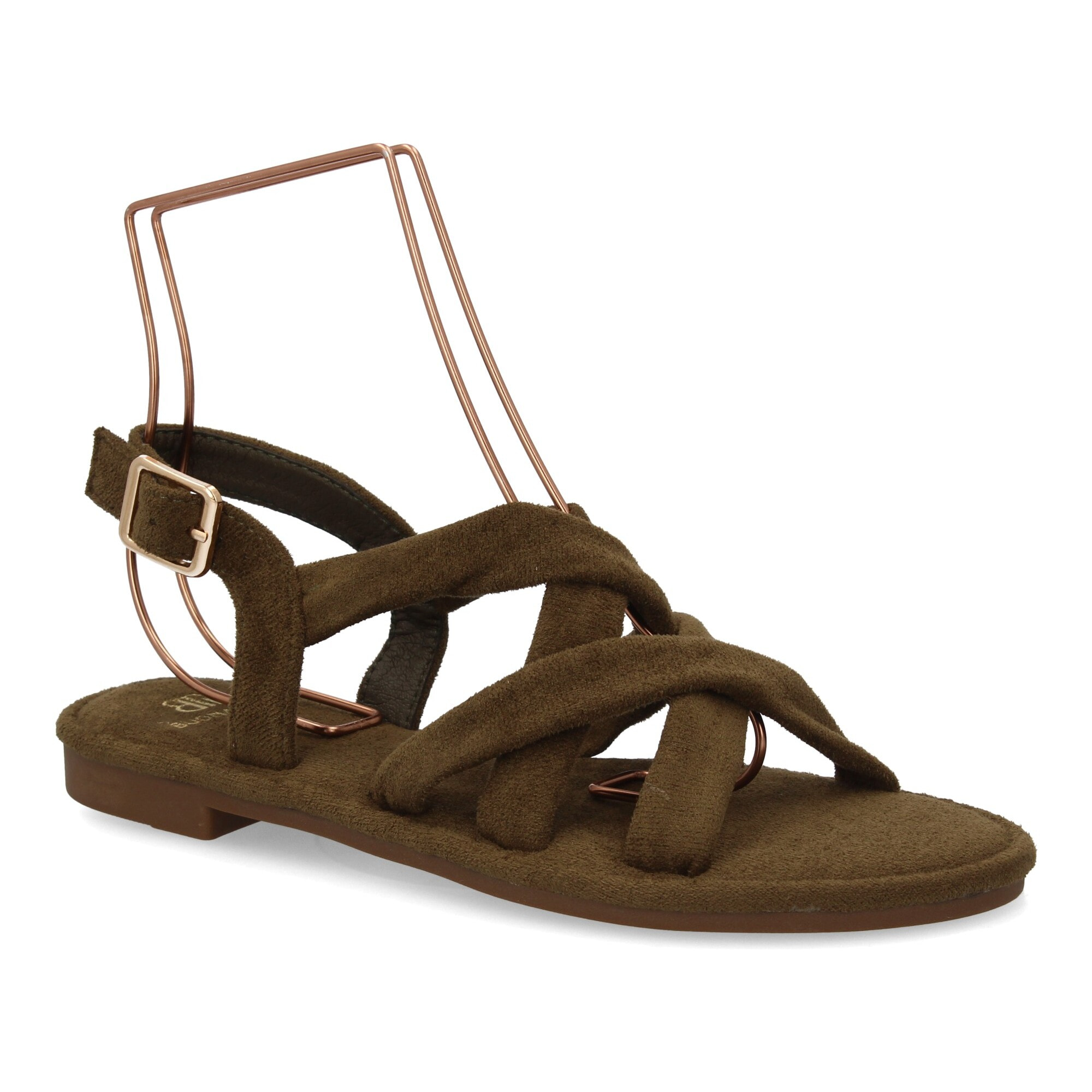 Sandalia mujer tiras acolchadas cómoda para verano