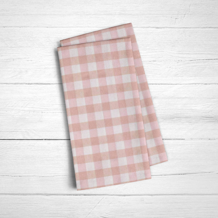 Pack de 2 serviettes Carreaux 150-11 - 45x45 cm