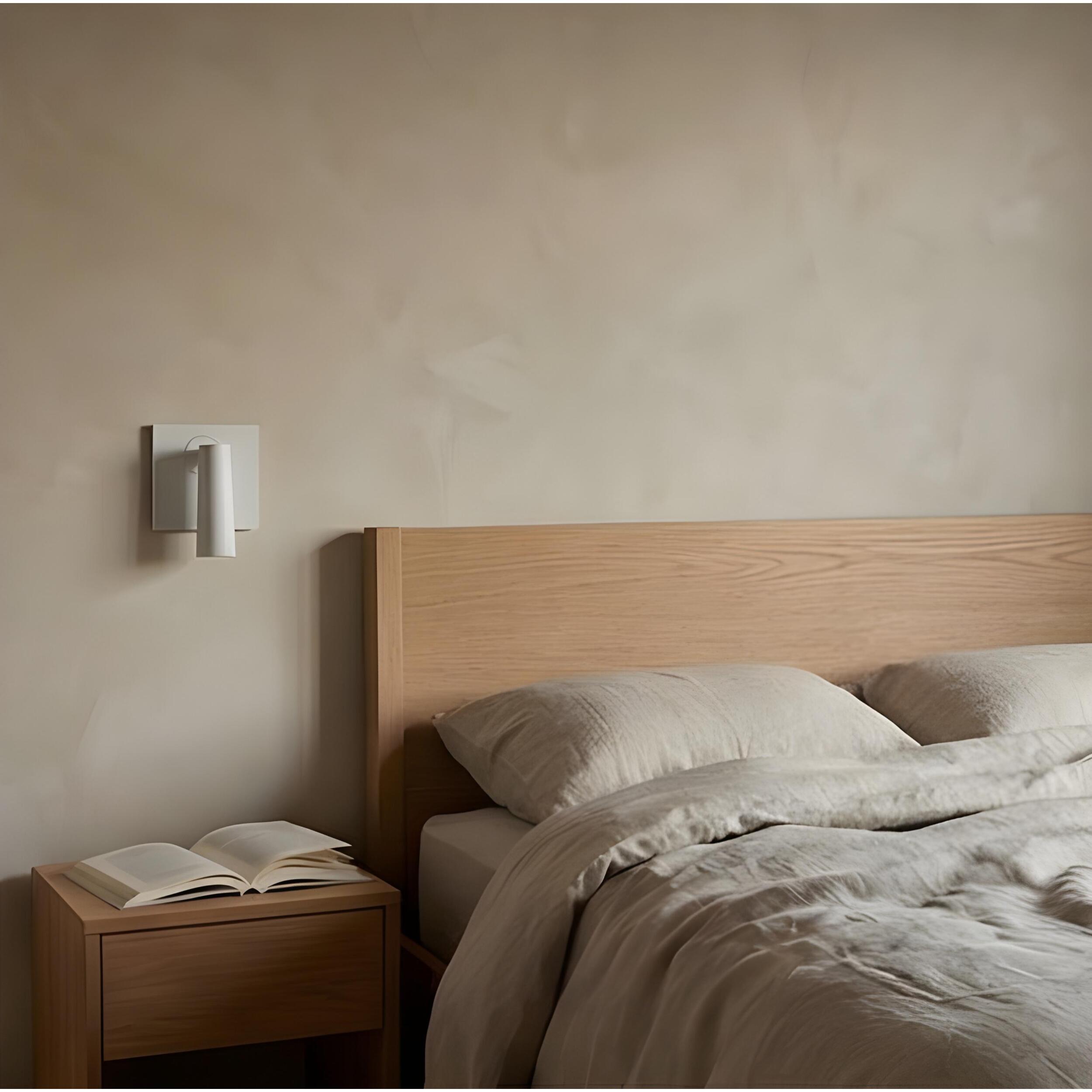 LEDS C4 Luz de lectura Gamma Mix&Match Square LED 3.5 Blanco cálido - 2700K ON-OFF Blanco 137lm