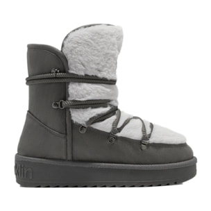 Botas de Mujer Estilo Australianas Forro Interior Nordic Trk Fur Gris