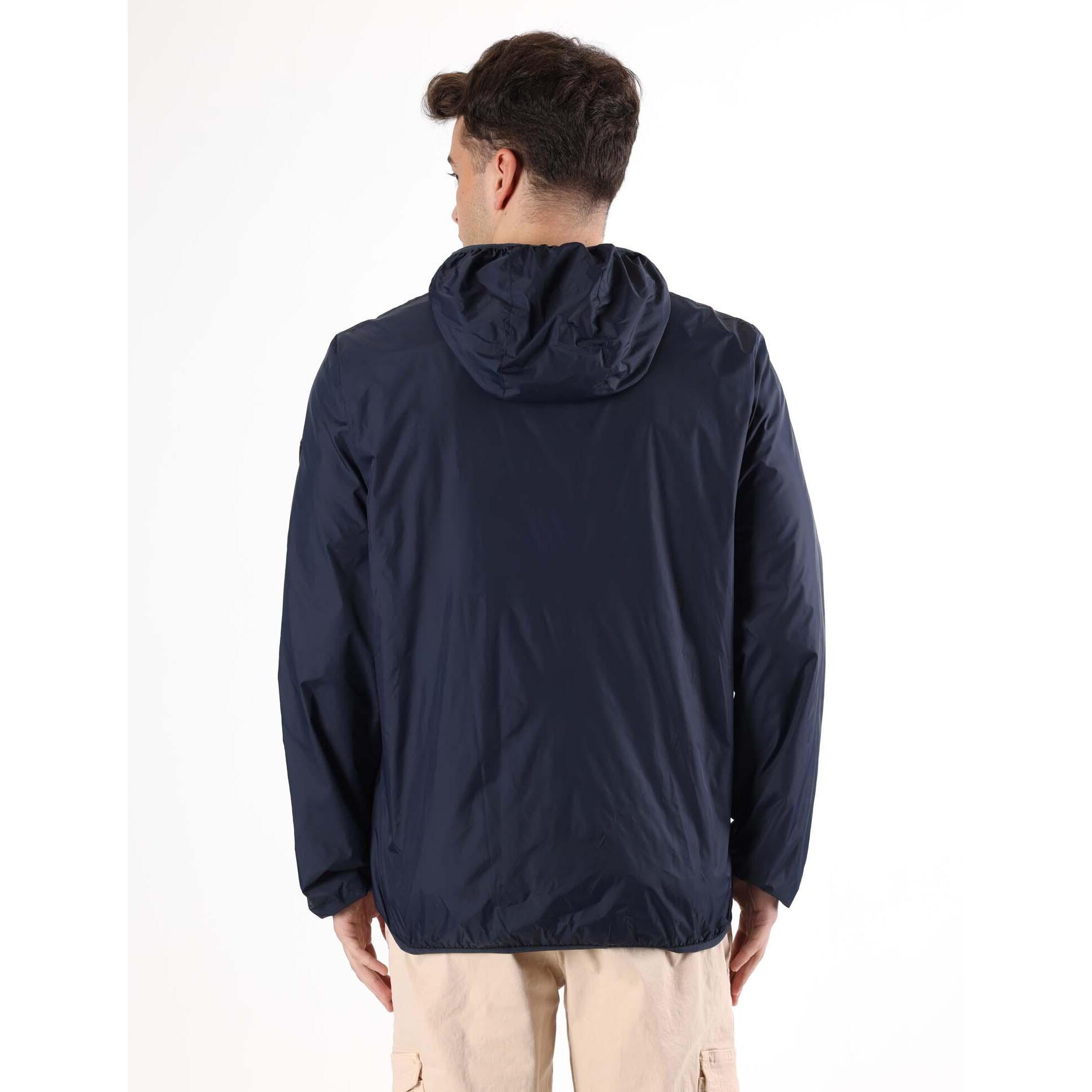 Giacca Impermeabile con cappuccio e zip Leone Basic