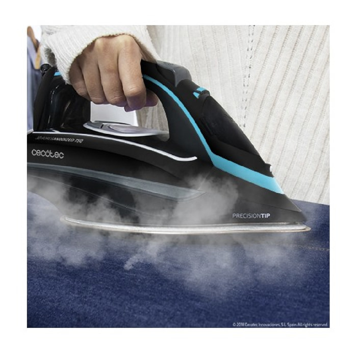 Cecotec Fer à repasser à vapeur 3D ForceAnodized 750 Smart