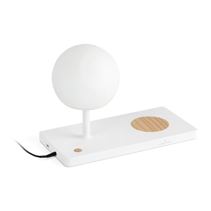 NIKO GLASS Sobremesa blanca