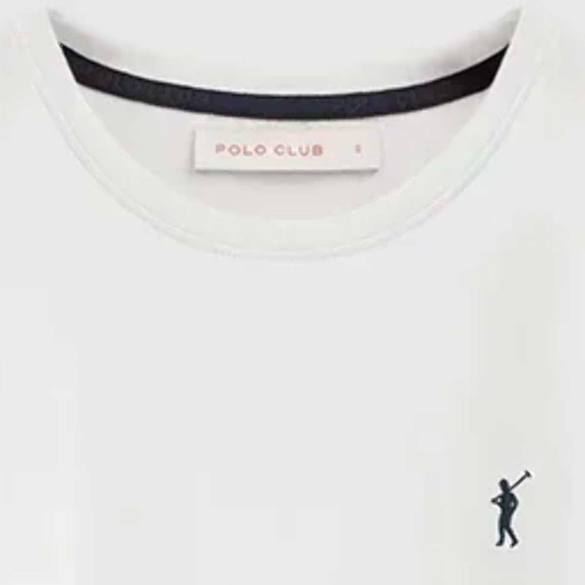 Pack mujer de tres camisetas negra, azul marino y blanca de manga corta y cuello redondo con bordado Rigby Go