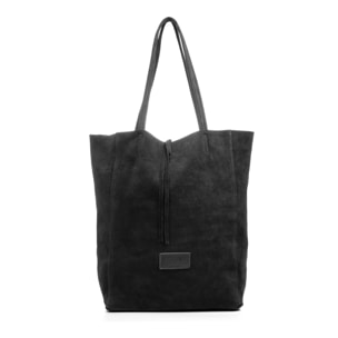 Sefora Borsa Shopper Donna.Pelle autentica Camoscio