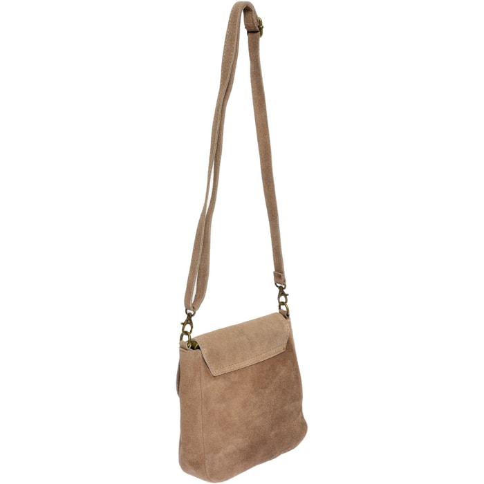 Borsa a spalla Anna Luchini Beige