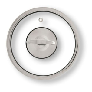 Casseruola 14 cm due manici con coperchio Excelsa – Jazz Cook, Acciaio Argentato