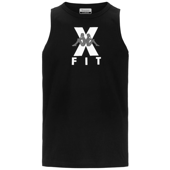 T-Shirts & Top Kappa Uomo KOMBAT WKT EBOLTO Nero